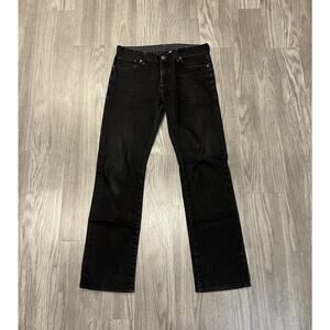 Guess Premium Men’s Jeans 34x32 Black Lincoln Slim Straight